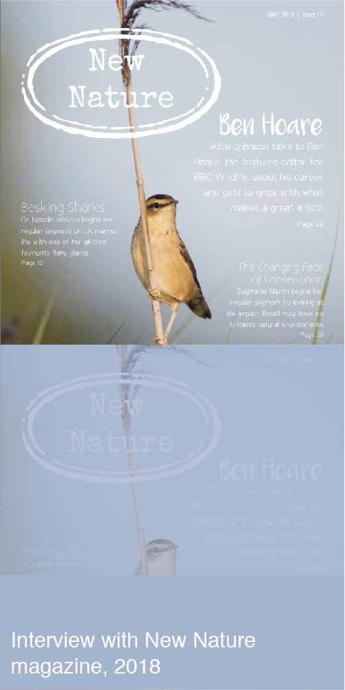 Interview with New Nature magazine